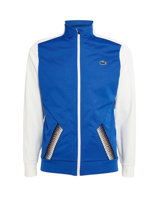 Lacoste Colour-block Track Jacket in Blue for Men | Lyst