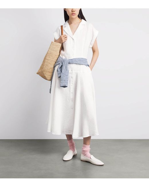 Polo Ralph Lauren White Linen Shirt Dress