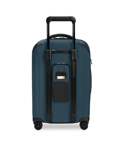 Briggs & Riley Blue Zdx Essential Carry-On Spinner Suitcase