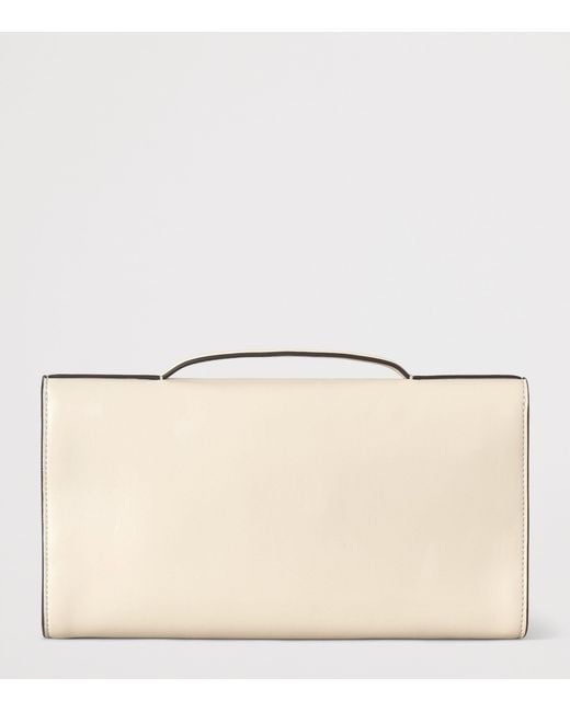 Mulberry Natural Leather Lily Clutch Bag