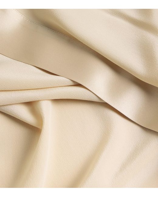 Olivia Von Halle Natural Silk Queenie Long Robe