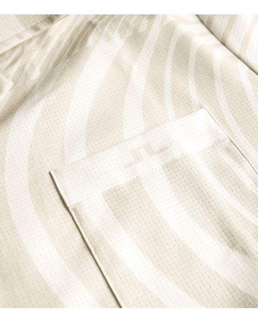 J.Lindeberg White Short-sleeve Will Shirt for men