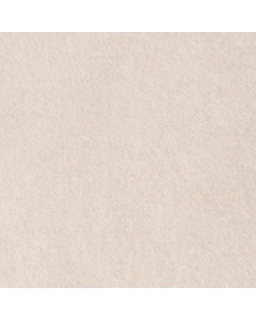 Brunello Cucinelli White Wool-Cashmere Flannel Balaclava