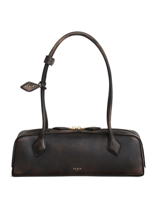 Alaïa Black Medium Leather Le Teckel Shoulder Bag