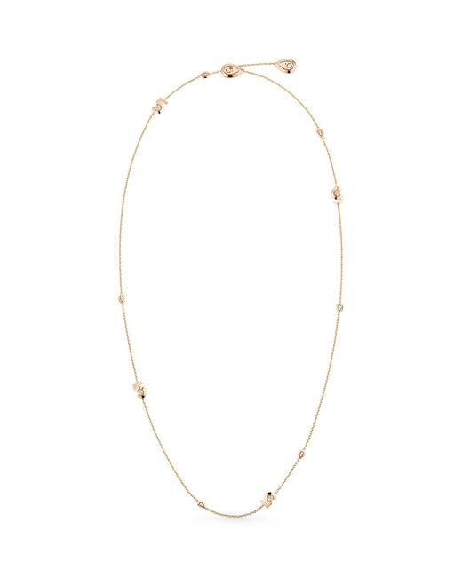 Chanel White And Diamond Les Infinis De N°5 Transformable Long Necklace