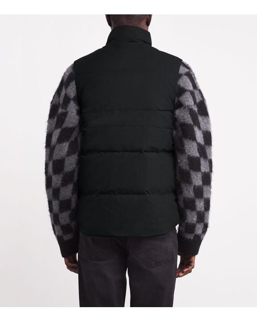 Canada Goose Black Garson Puffer Gilet for men