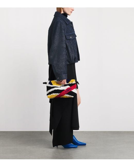 Loewe Blue Lamb Leather Jacket