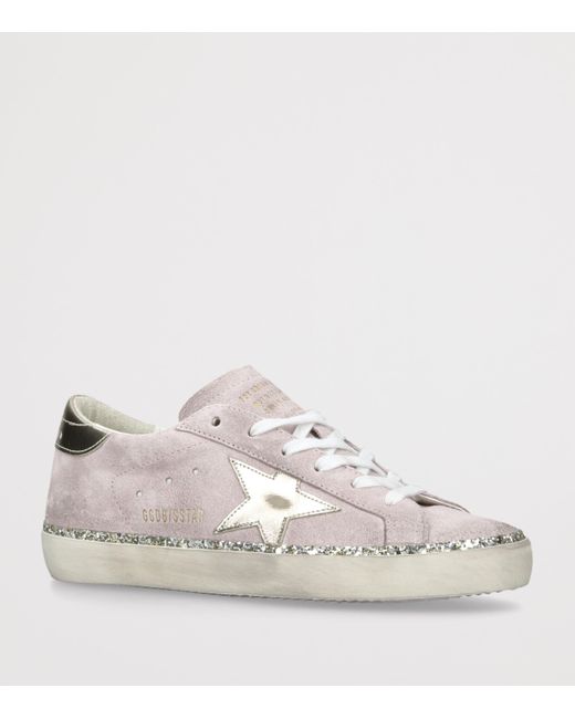 Golden Goose Deluxe Brand Pink Suede Super-Star Sneakers