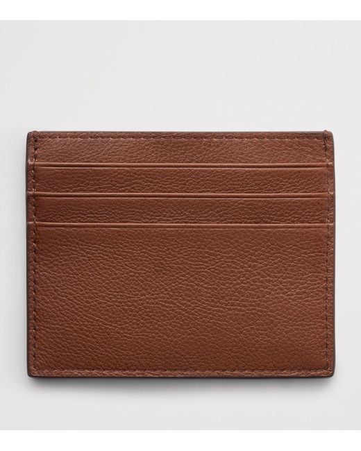 Prada Brown Leather Card Holder