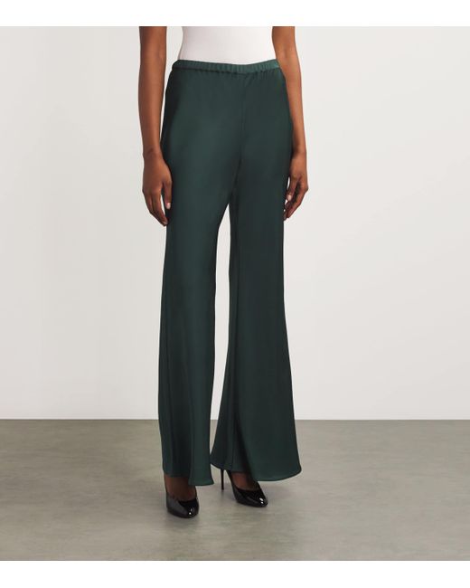 Zimmermann Gray Eden Slouch Flared Trousers