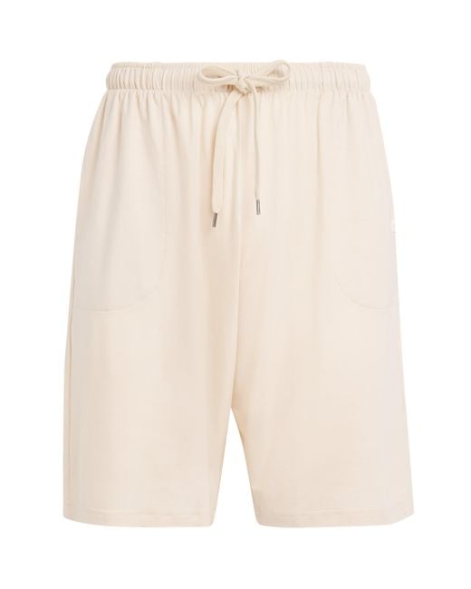 Derek Rose Natural Basel Lounge Shorts for men