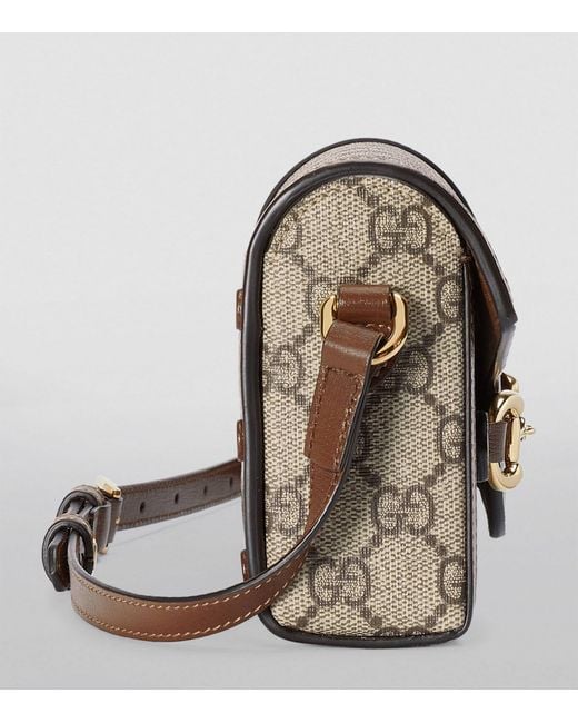 Gucci Gray 1995 Horsebit Shoulder Bag