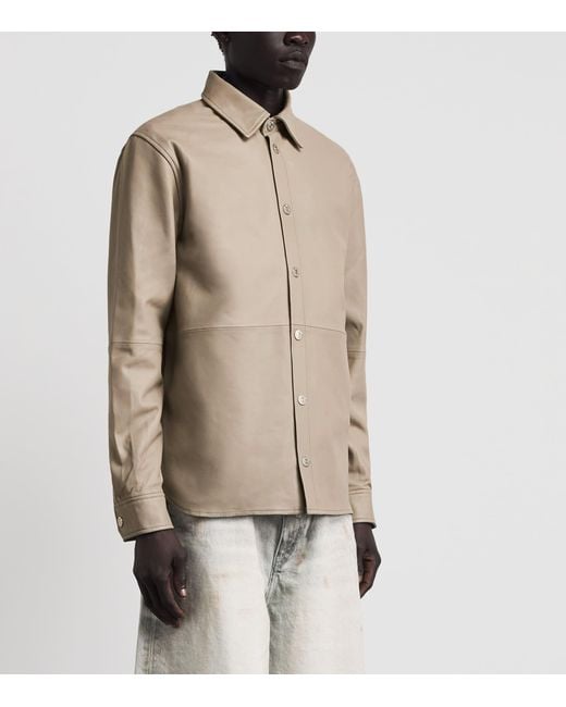 Won Hundred Natural Lambskin Adriel Shirt for men