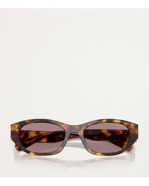 Miu Miu Pink Acetate Square Mua03S Sunglasses