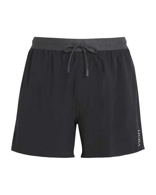 vuori Black 5' Lined Terrain Shorts for men