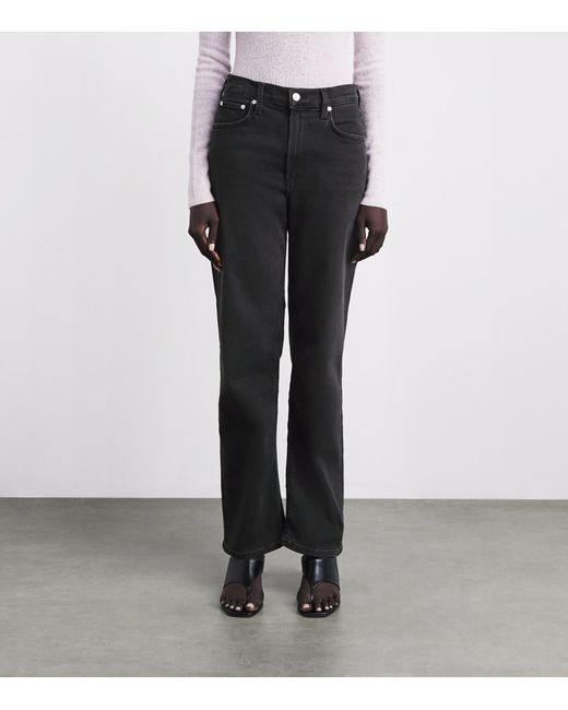 Citizens of Humanity Black Palma Straight Jeans