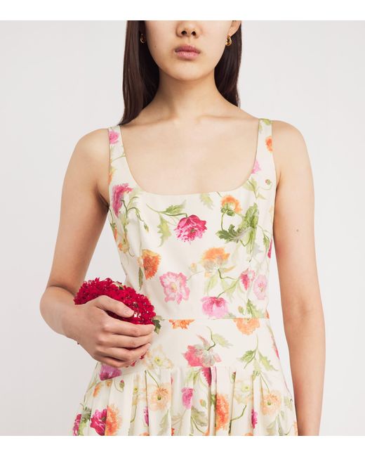 carolina herrera drop waist dress Carolina Herrera Wide Gathered Waist Mini Dress