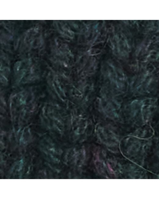 Isaia Green Cashmere Rib-Knit Beanie for men