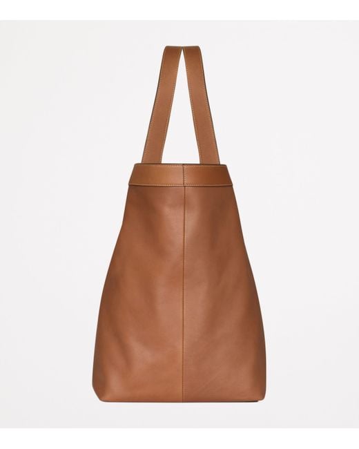 Saint Laurent Brown Y Tote Bag