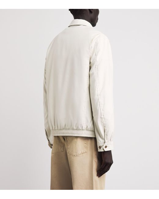 Polo Ralph Lauren White Lined Polo Pony Jacket for men
