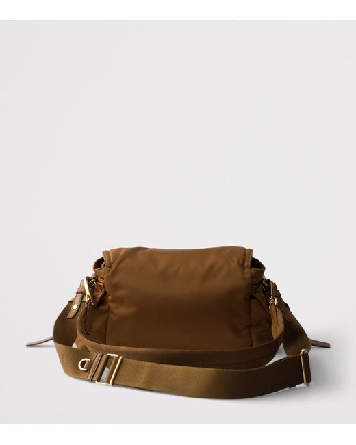 Prada Brown Medium Re-Nylon Explore Shoulder Bag