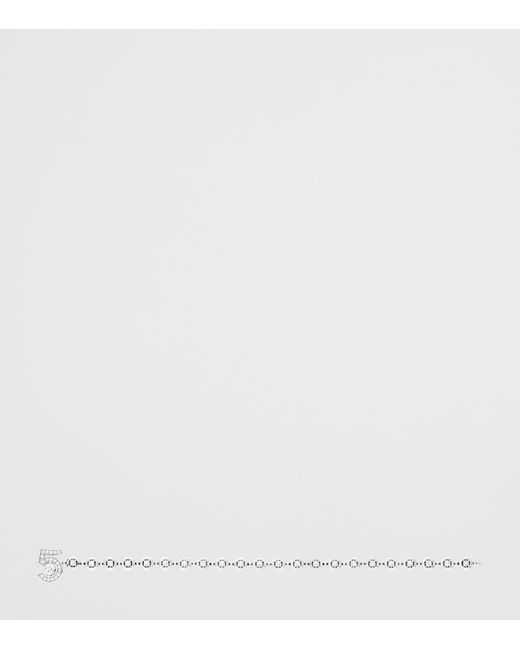 Chanel White And Diamond Eternal N°5 Diamond Line Bracelet