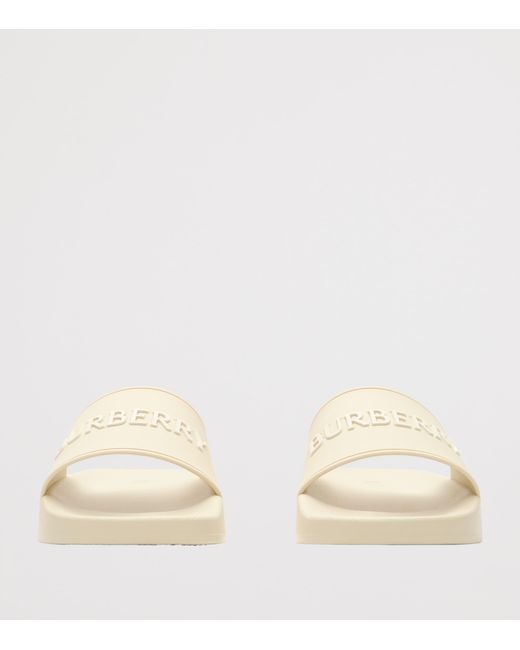 Burberry Natural Logo Slides