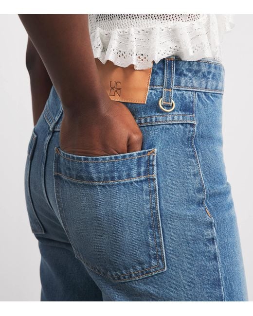 Ulla Johnson Blue Odelia Flared Jeans
