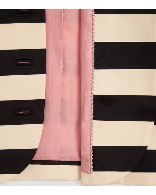 Valentino Red Stripe Cropped Jacket
