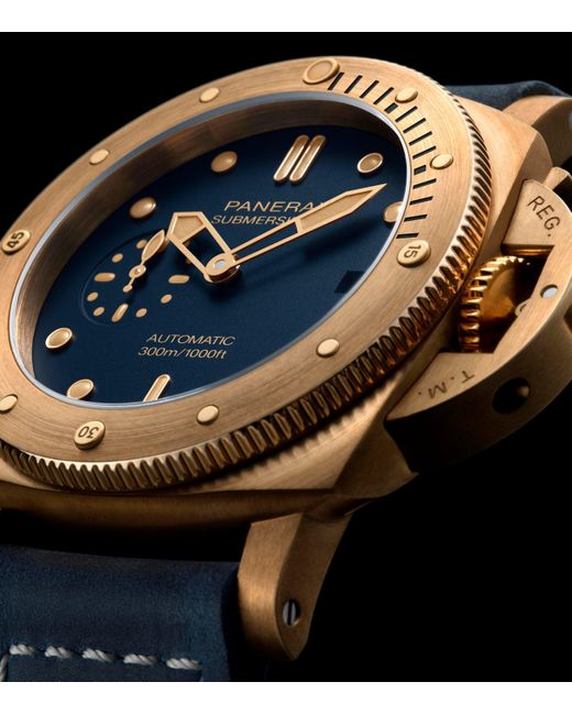 Panerai Blue Bronze Submersible Watch for men