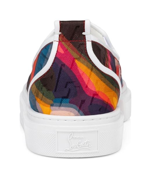 Christian Louboutin Multicolor Adolon Boat Slip-on Sneakers for men