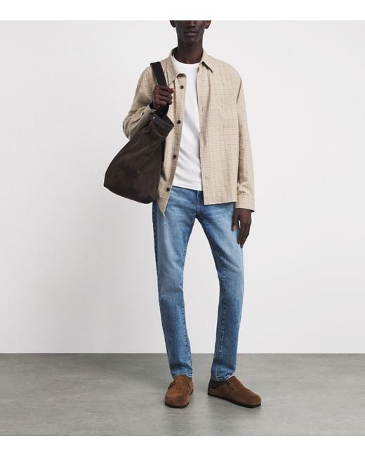 FRAME Natural Plaid Shirt for men