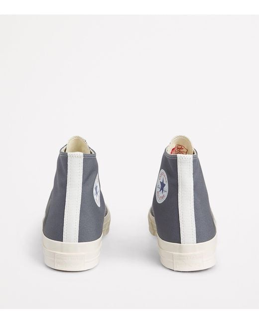 COMME DES GARÇONS PLAY Blue X Converse High-Top Heart Chuck 70 Sneakers for men