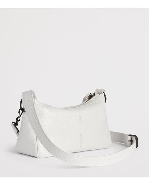 Balenciaga Metallic Mini Lambskin Le City Moto Shoulder Bag