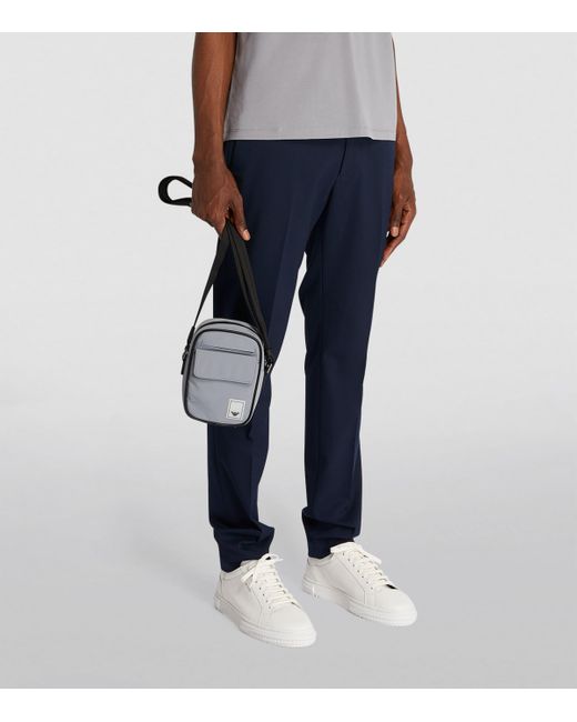 Emporio Armani Black Cross-Body Tech Case for men