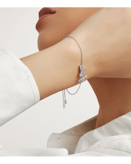 Graff White And Diamond Threads Bracelet