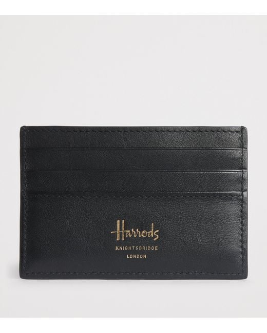 Harrods Black Leather Card Holder