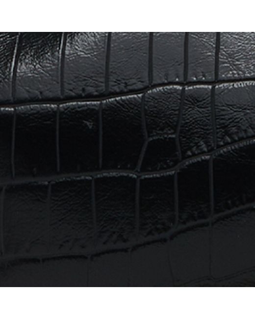 Alexander McQueen Black Mini Leather The Peak Shoulder Bag