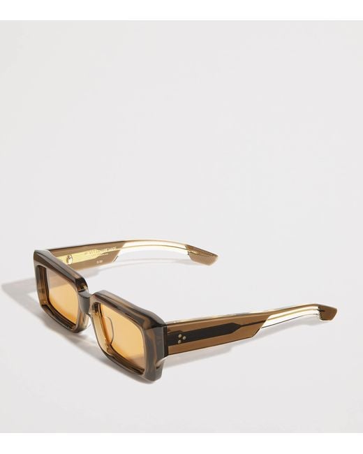 Jacques Marie Mage Black Acetate Quant Sunglasses for men