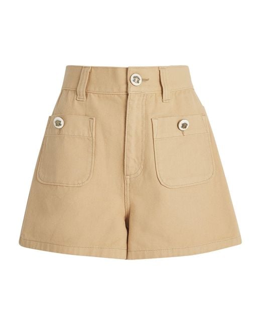 Sandro Natural Denim Shorts
