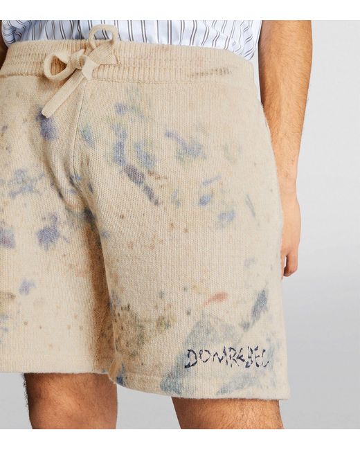 DOMREBEL Natural Wool-blend Creator Shorts for men