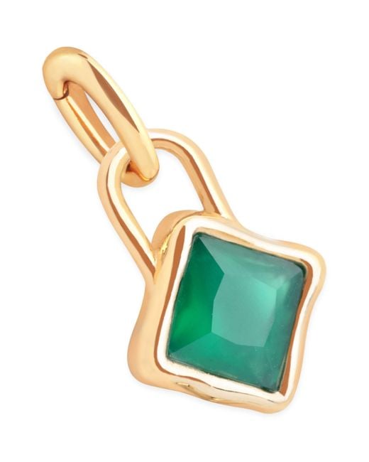 Astrid & Miyu Blue Plated May Birthstone Charm