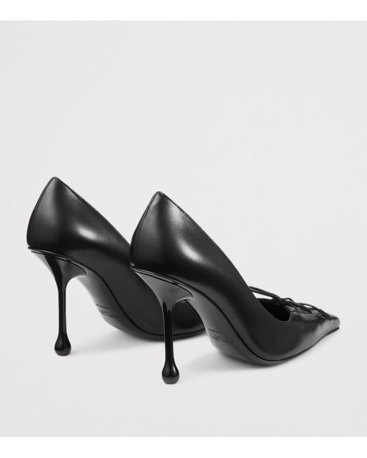 Jimmy Choo Black Scarlett 95 Leather Pumps