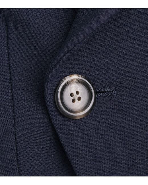 Veronica Beard Blue Miller Dickey Blazer