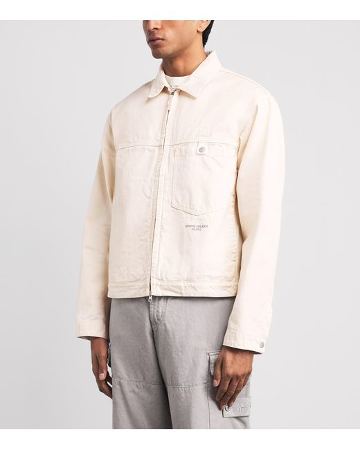 Stone Island Pink Cotton Marina Jacket for men