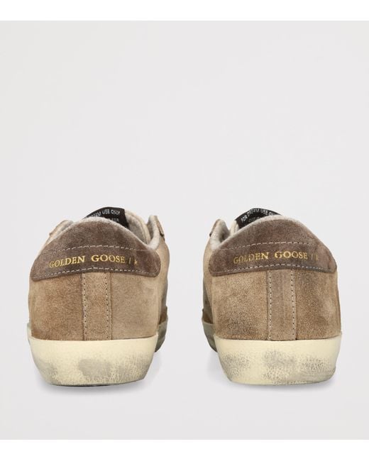 Golden Goose Deluxe Brand Brown Suede Super-Star Sneakers