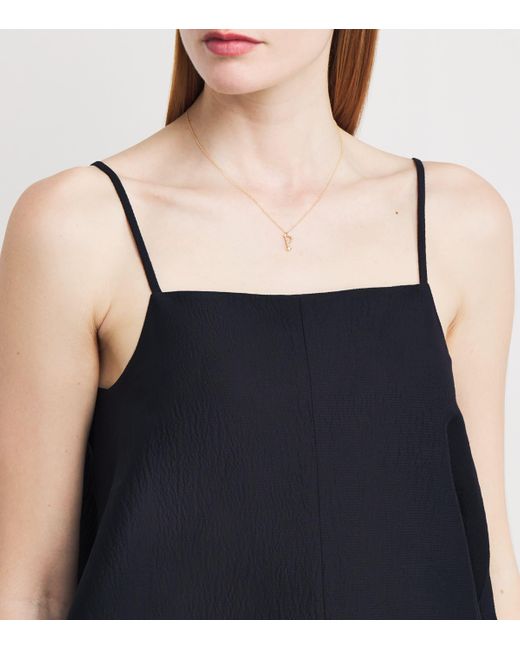 Sophie Bille Brahe Metallic And Diamond Soprano 'P' Necklace