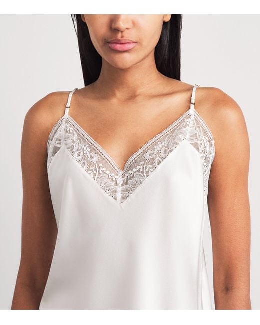 Aubade White Silk-Blend Midnight Whisper Camisole
