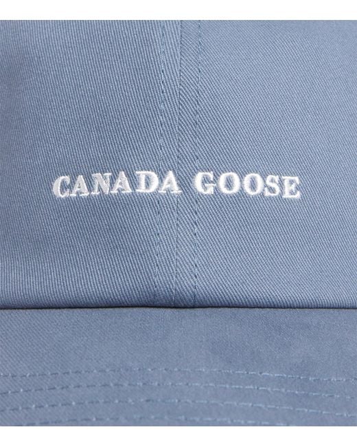 Canada Goose Blue Logo Everyday Baseball Cap for men