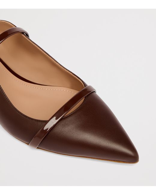 Malone Souliers Brown Leather Maureen Mules